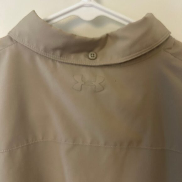 Under Armour Men's Vented Tac Hunter Short Sleeve Shirt, Desert Sand, Large - Picture 5 of 6